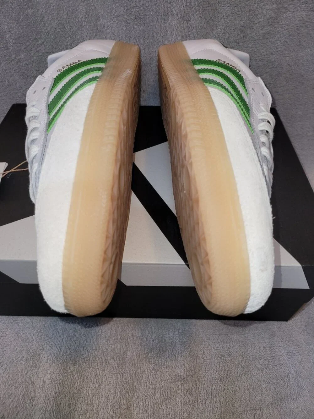 Adidas Samba ADV Sneakers NEW White / Crew Green / Tan Sneakers Men's Size 12